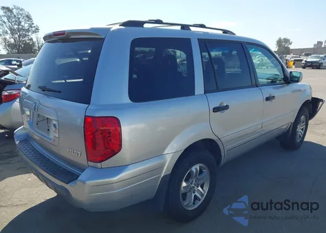 2005 Honda Pilot Ex from USA, damaged, VIN 2HKYF18445H566753